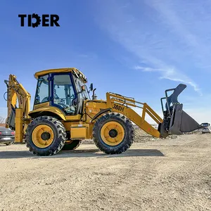 2023 tder backhoe loader 4x4 backhoe máy xúc loader 2.5ton backhoe loader với tập tin đính kèm