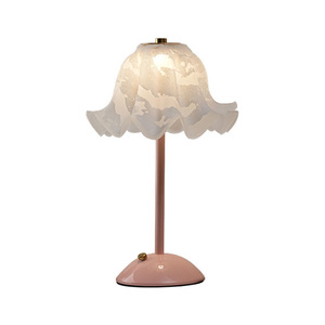 Yingman Lighting Lily Of The Valley Table Lamp Warm <b>Light</b> Tricolor <b>Switch</b> Control Bedroom Night <b>Light</b> - Product Image 5