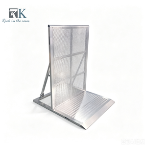 Aluminum Crowd Barrier Interlocking Crowd Barrier Customize <b>Temporary</b> Crowd Control Barrier Outdoor Barricade <b>Fence</b> for Sale - Product Image 1