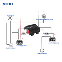 Chargeur intelligent 60A 12V de batterie à batterie, convertisseur DC-DC pour camping-cars, bateaux, systèmes solaires