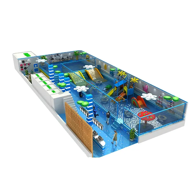 Parque aquático crianças crianças brincam chão Indoor Playground Equipment