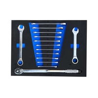 Kit de réparation automobile complet FixCraft de 245 pièces en acier au carbone avec chariot à outils pour usage domestique