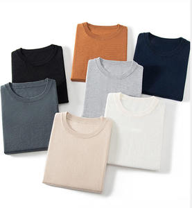 Camisetas de Verano para <span class=keywords><strong>Hombre</strong></span>, Personalizadas al por Mayor, Cómodas, con Hombros Caídos, Talla Grande, Lisas, de <span class=keywords><strong>Lana</strong></span> <span class=keywords><strong>Merino</strong></span>, Fabricante - Product Image 1