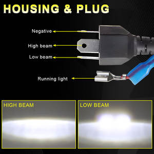 Phares carrés LED étanches 4x6 pouces 12V 45W à forte luminosité (10000 lumens) avec garantie de 2 ans pour voitures, jeps et camions universels – Vente Flash - Product Image 4