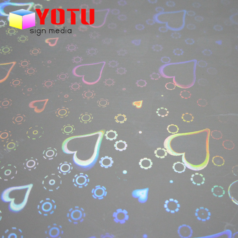 holographic star laminate clear