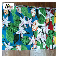 Lot de stock de tissu en viscose à bas prix de premier rang Tissu de mousseline de rayonne à impression numérique tissé à prix compétitif pour robe