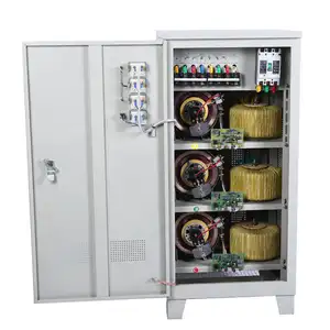 380v 400v 440v 3 المرحلة avr محرك سيرفو يعمل بالتيار المتردد مثبت الفولطية/ الجهد الكهربائي الأتوماتيكي 40kva