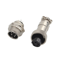 Conector GX12 de 7 Pines para Aviación, Envío en 7 Días, Calidad Industrial, Chapado en Oro y Níquel, 2 Conectores de 7 Núcleos