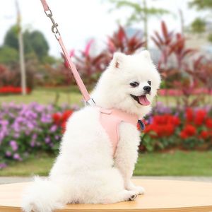 <b>Pet</b> <b>Harness</b> With Leash For Small Medium Large Dogs Polyester Adjustable Vest For Puppies Outdoor Walks - Product Image 3