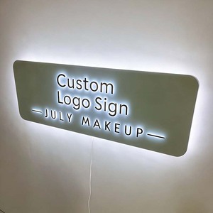 Letrero LED Personalizado de Fácil Instalación del Fabricante Original, Logotipo de Empresa con Retroiluminación, <span class=keywords><strong>Letras</strong></span> LED para Nombre de Marca de Oficina o Empresa - Product Image 1