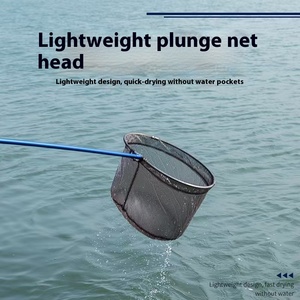 Ensemble de filet de pêche télescopique en acier au carbone souple - Tête de filet légère et rigide, canne nue, pelle à poisson pour la pêche au snapper en lac et en rivière - Product Image 4