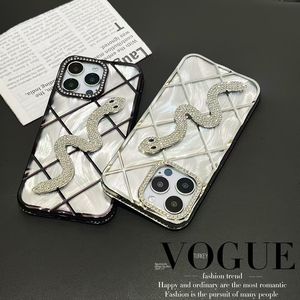Luxe 3D Glitter Bling Diamant Serpent Placage Doux TPU Téléphone étui pour IPhone16 15 14 13 12 11 ProMax Antichoc Housse De Protection - Product Image 6
