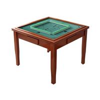 Table de mahjong portable de luxe en bois massif, à quatre pieds, style classique, respectueuse de l'environnement et idéale pour le divertissement