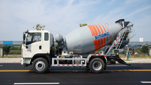 รถผสมคอนกรีต SHACMAN 5M3 พวงมาลัยขวา รถผสมคอนกรีตใหม่สำหรับงานก่อสร้างทางไกล - Product Image 4