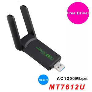 Driver gratuit <span class=keywords><strong>MT7612U</strong></span> Adaptateur Wifi USB sans fil AC1300 Adaptateurs Wifi double bande 802.11ac Usb3.0 Dongle Wifi - Product Image 2