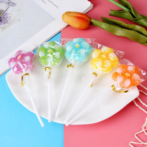 Groothandel Lolly 'S Met Fruitsmaak In Bloemvormige Zoete <span class=keywords><strong>Mix</strong></span> Fruit Voor Kindervrije Snacks Blokpatroonverpakkingen - Product Image 4