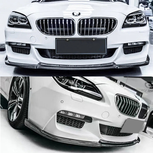 For <b>6</b> <b>Series</b> F06/F12/F13 HAMAN Style Carbon Fiber Front Lip 2011-2018 - Product Image 3