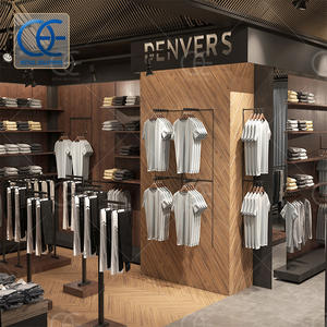 Étagères de présentation pour magasin de vêtements, équipement de magasin de vêtements, présentoir pour vêtements pour hommes pour centre commercial - Product Image 3
