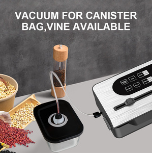 Machine de mise sous vide automatique pour aliments secs et humides avec <span class=keywords><strong>balance</strong></span> à bande -70 kPa, machine d'emballage sous vide pour <span class=keywords><strong>la</strong></span> <span class=keywords><strong>cuisine</strong></span> domestique - Product Image 4