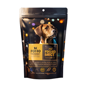 Sachet debout personnalisé à quantité minimale de commande basse 5000 pièces avec zip-lock sac en plastique anti-odeur à fermeture éclair pour nourriture pour chien pour emballage de chewing-gum sushi - Product Image 1