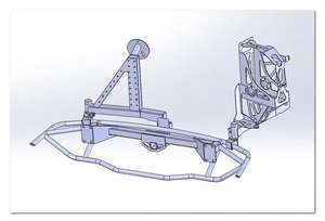 Pare-chocs arrière <span class=keywords><strong>Porche</strong></span> <span class=keywords><strong>Cayenne</strong></span> 957 avec porte-pneus et tambour d'huile tout-terrain - Product Image 2