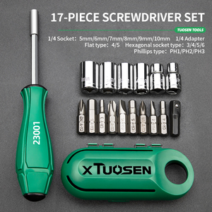 Jeu de tournevis manuel à forme spéciale magnétique puissant de 20 pièces, multifonctionnel, industriel, personnalisable, OEM, en plastique, y compris Torx - Product Image 3