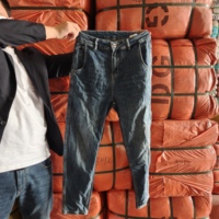 Celana Jeans Bekas Pria Model Baggy Berkualitas Tinggi, Terkompresi, Grosir, Banyak, Second Hand