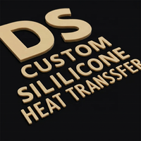 Patch en silicone 3D mat haute densité personnalisé de 0,5 mm à 2 mm pour impression par transfert thermique, logo souple en caoutchouc pour chapeaux, sacs, étiquettes de vêtements