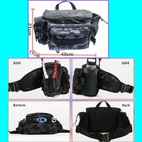 Engins de pêche, sac de pêche et équipement avec sac de stockage de grande capacité