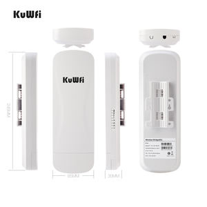 Pont sans fil KuWFi 5-8KM 5.8G point à point extérieur CPE Cloud Management PTMP Pont <span class=keywords><strong>WiFi</strong></span> longue portée <span class=keywords><strong>pour</strong></span> caméra de sites solaires - Product Image 2