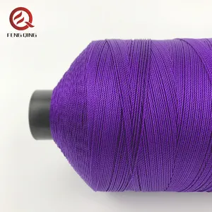 2024 FDY High Strength Dyed Polyester Thread 1260/3 210D/18 Knitting Thread Kite Flying Thread