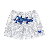 Vente en gros Streetwear Trendy Shorts pour hommes Shorts de basket-ball en maille au design personnalisé