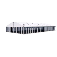 Performance à coût élevé grand chapiteau extérieur toile à voile tente de fête strech tente de mariage cadre en aluminium tentes transparentes