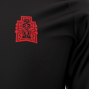 Chaqueta de fútbol para hombre Warmup Black Logotipo personalizado Chaquetas deportivas de fútbol Uniformes de club de entrenamiento - Product Image 4