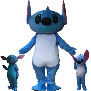 Kostum maskot Lilo And Stitch lucu, karakter kartun, Cosplay maskot bulu, setelan untuk Festival Parade