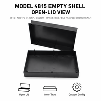 Batterie au lithium pour vélo électrique personnalisée 4815, boîtier en ABS PC, 18650 13S6P 48V, conforme RoHS