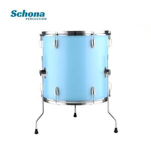 Tambour de supporter bleu lac de 16 pouces pour matchs de football, tambour de cheerleading, tambour de compétition - Product Image 1