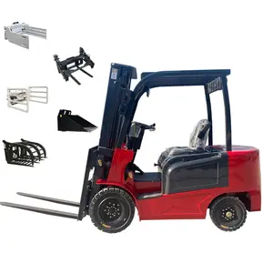 Wheel Electric Forklift Electric Forklift 1ton 1.5ton 2ton 3 ton Small Forklift With Attachment For Sale