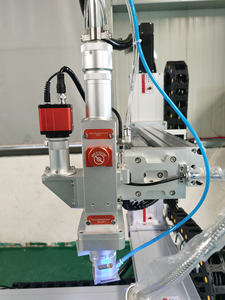 QCW 5 Axis Automatic Fiber Laser Platform 360. Rotating Laser Head <b>Battery</b> Channel Letter Metal Laser Welding Machine - Product Image 3