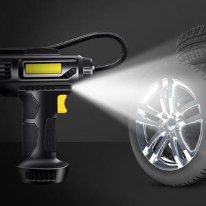 <span class=keywords><strong>Compresor</strong></span> de Aire Portátil para Auto de un Solo Cilindro, Inflador de Neumáticos de 12v con Carga <span class=keywords><strong>USB</strong></span> para Auto y Bicicleta - Product Image 5
