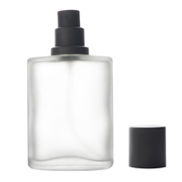 Flacon pulvérisateur de parfum en verre transparent de 30 ml, 50 ml, 100 ml avec bouchon à vis, flacon vide pour présentation et transfert