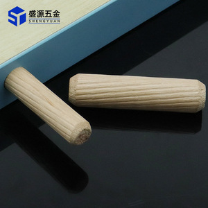 Shengyuan Solid Wood Round Dowel Eucalyptus Furniture Cabinet Connection Plug 3 In 1 Wooden Tenon For Panel Joining - Product Image 1