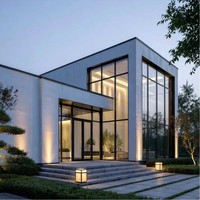 Fenêtre panoramique pour appartement XIYATECH, à rupture de pont thermique, insonorisée, étanche, grande fenêtre en verre du sol au plafond, fenêtre fixe