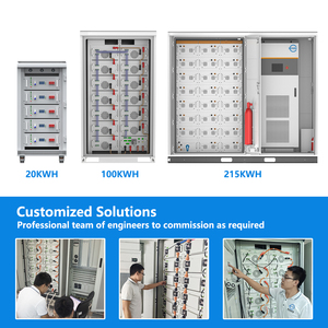 Batteries au lithium industrielles et commerciales de 215 kWh, 100 kWh, système de stockage d'énergie solaire haute tension en conteneur de 1 MWh - Product Image 4