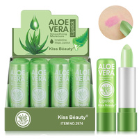 Kiss Beauty - Lápiz Labial de Larga Duración con Gel de Aloe Vera, Bálsamo Labial, Cosmético al por Mayor, Maquillaje de Marca Privada, Lápiz Labial Mágico que Cambia de Color