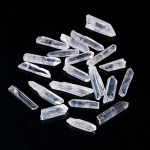 Baguette <span class=keywords><strong>de</strong></span> guérison à point <span class=keywords><strong>de</strong></span> cristal naturel monocristaux <span class=keywords><strong>de</strong></span> <span class=keywords><strong>quartz</strong></span> clair - Product Image 4