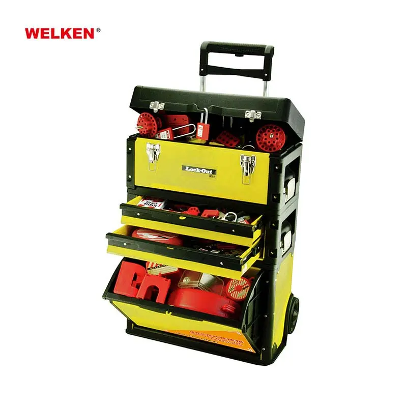 Combination Draw-bar Lockout Box trolley management box Group Lockout