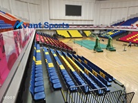 Tribune télescopique Avant Sports, gradins rétractables pour gymnase, sièges intérieurs pour basketball, gradins mobiles pliables pour stade