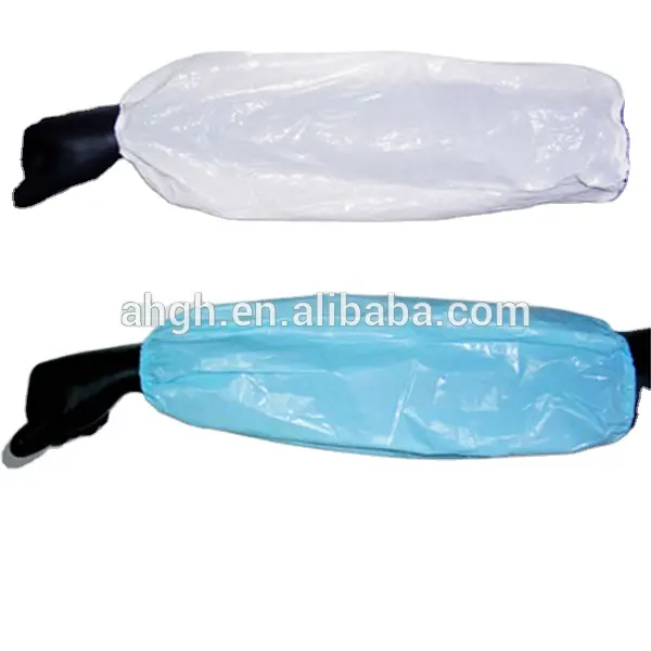 Пластиковая крышка. Рукава из полиэтилена, длинные рукава