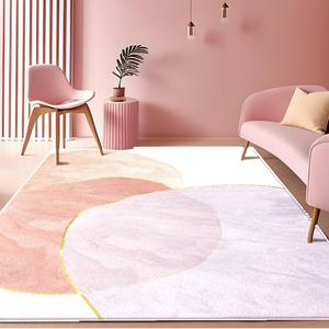 พรมขนสัตว์เทียมหนานุ่ม รูปทรงสี่เหลี่ยมผืนผ้า ลายแบบนามธรรม กันลื่น ใช้ในบ้าน พรมเช็ดเท้าหน้าประตู ฤดูหนาว 2025 H 191 - Product Image 5